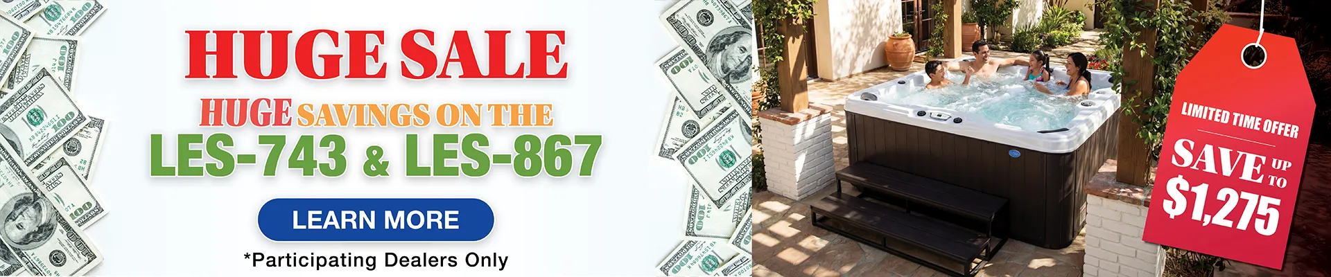 Calspas hot tub being used in a family setting - Ogden